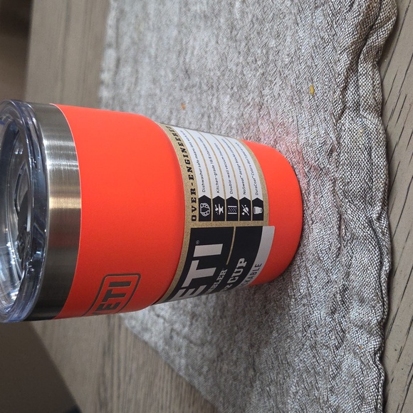 Yeti Rambler 16oz Cup - Vibrant  Solar Flare - Picture 7 of 8